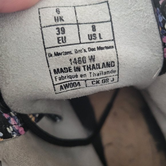 Dr. Marten Floral  leather boots size 8 - Picture 8 of 12